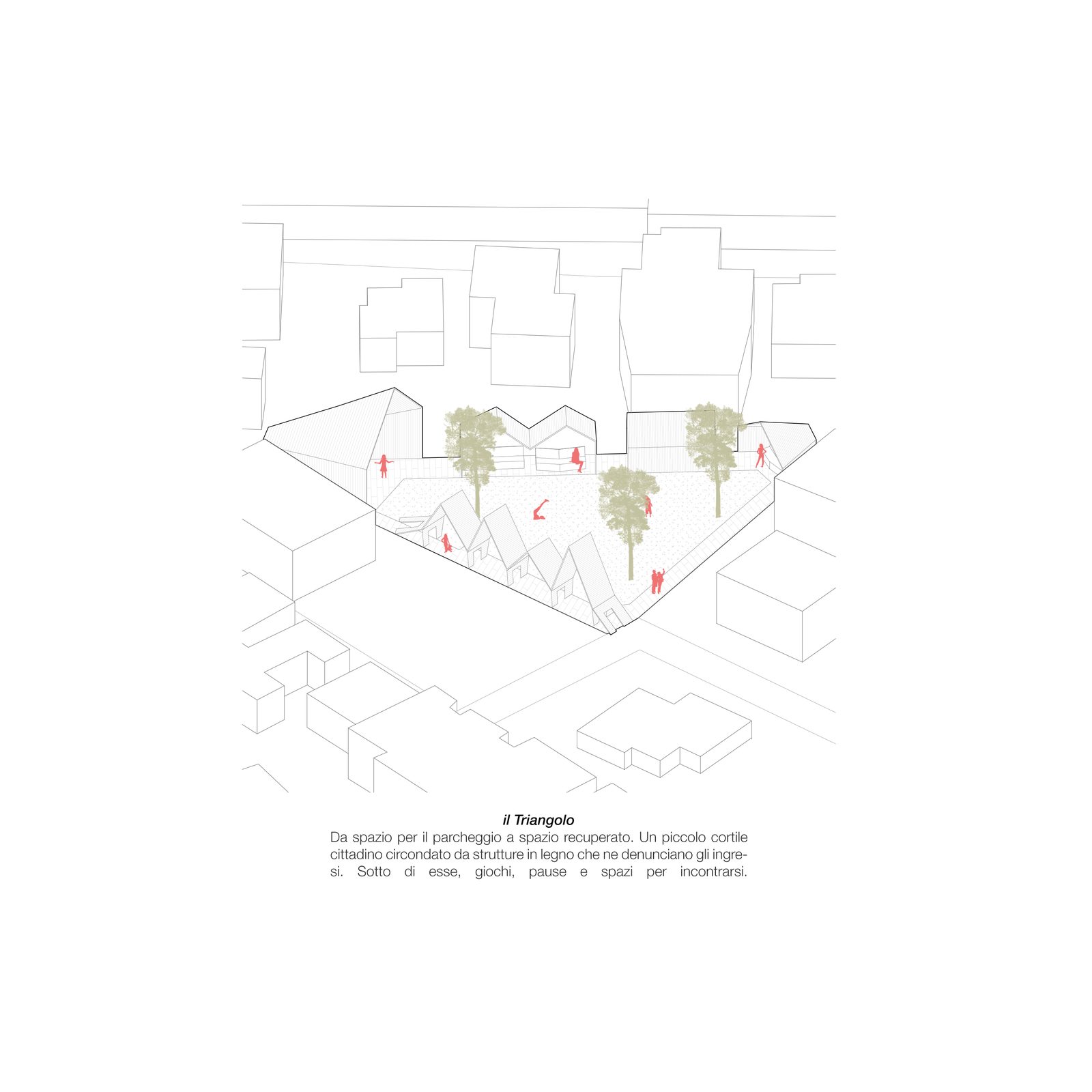 Disegno 04 — progetto palco con piattaforme a quote diverse