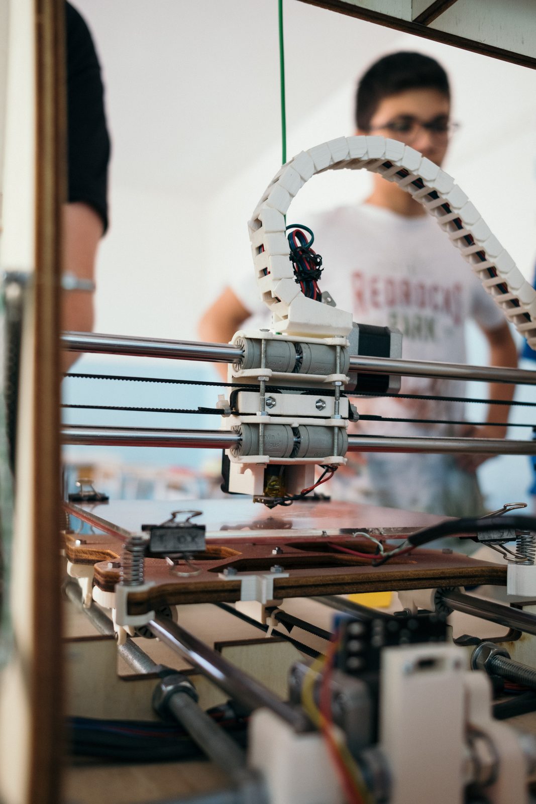 Colla Lab II Fase 3 — ritratto durante la sessione di stampa