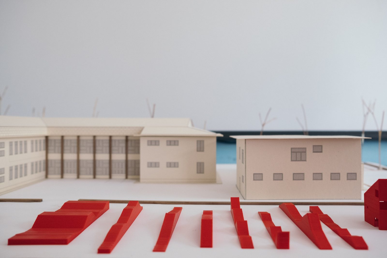 Mostra Colla Lab II — dettaglio dispositivi 3D stampati esposti