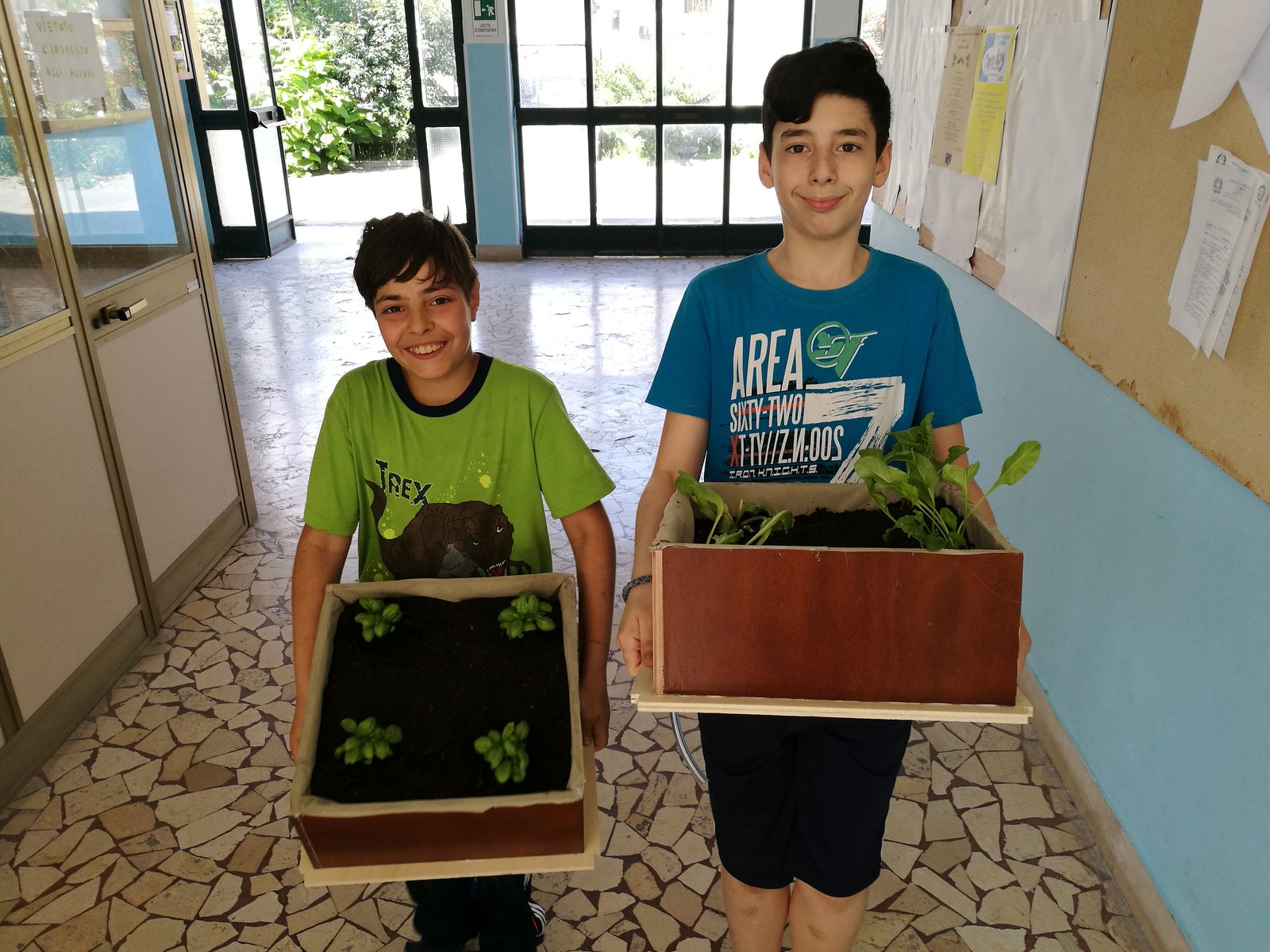 Colla Lab III assemblaggio — fissaggio degli elementi verticali della serra