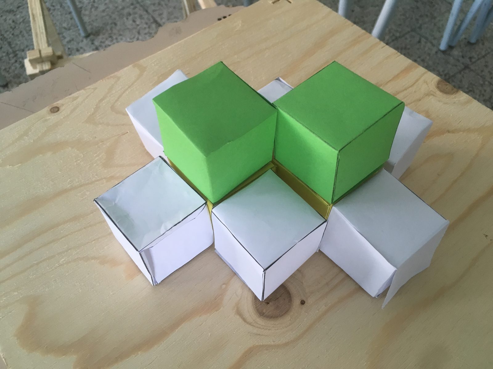 Colla Lab III Fase 2 — montaggio degli elementi strutturali