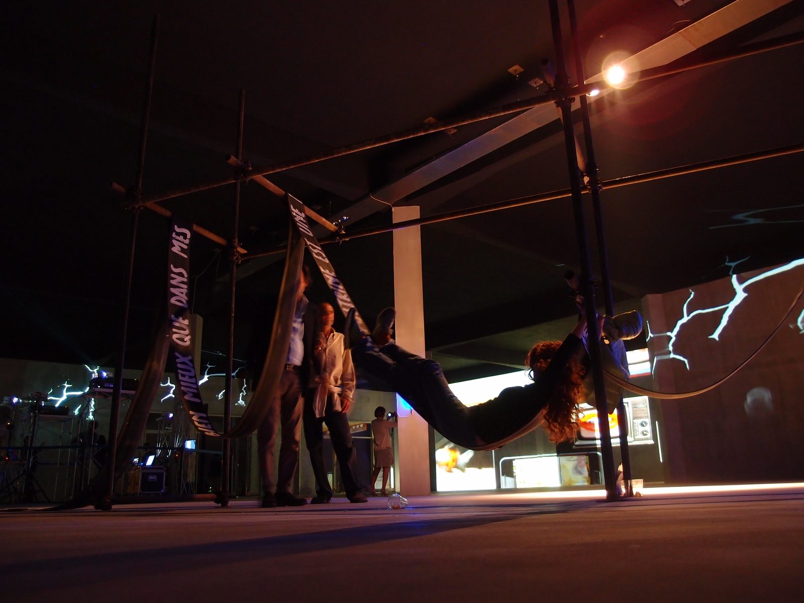 Le Fil Noir — installazione vista d'insieme, HBTOO Napoli 2014