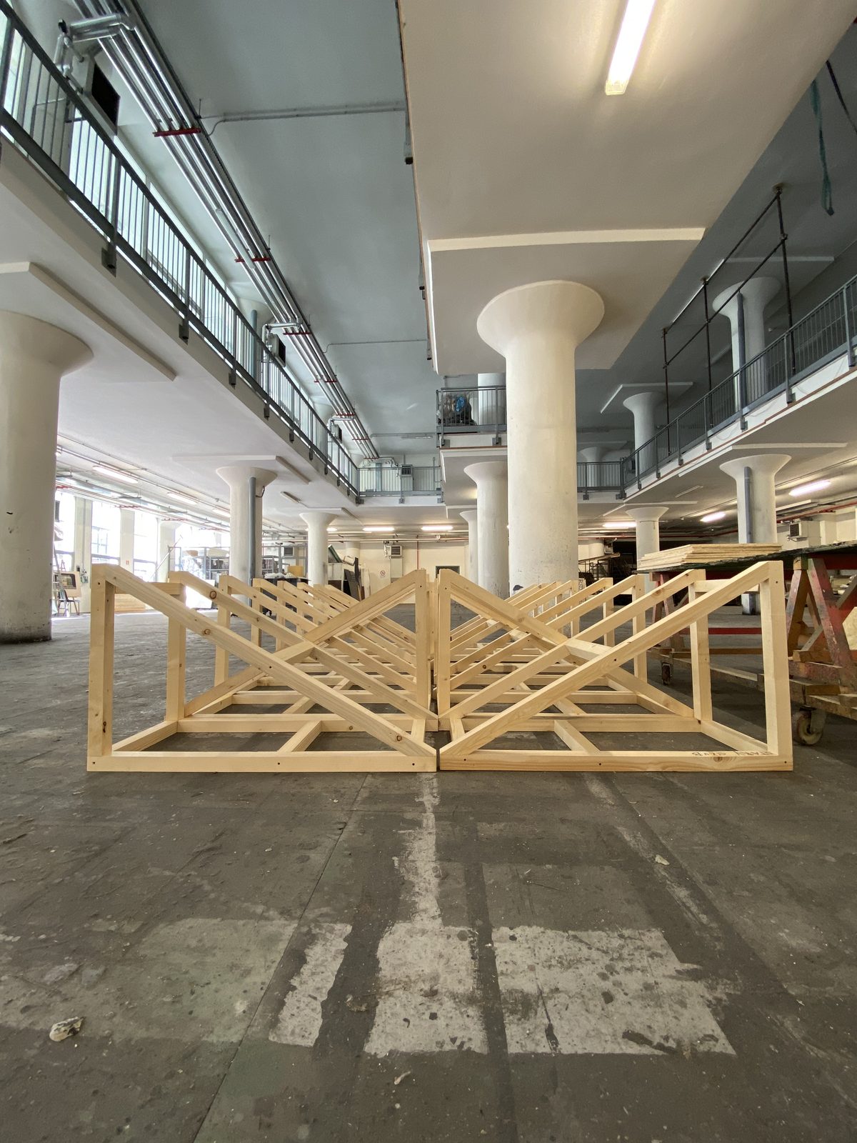 Cantiere R-EST-ART — assemblaggio moduli