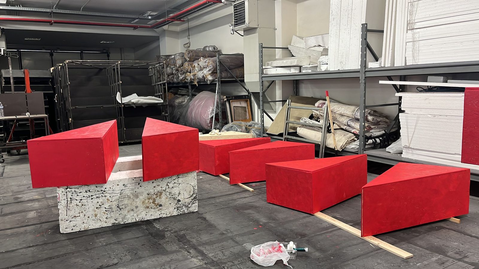 Cantiere R-EST-ART — fase finale lavorazione