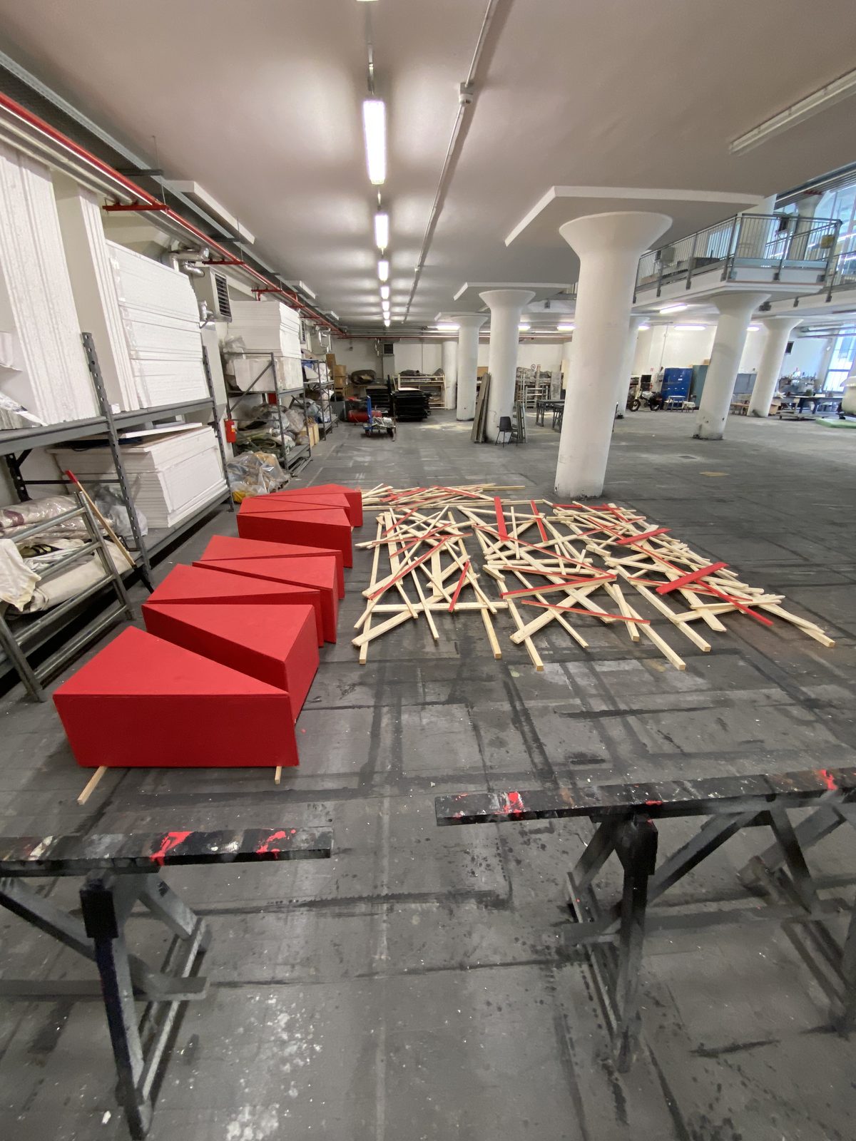 Cantiere R-EST-ART — assemblaggio finale