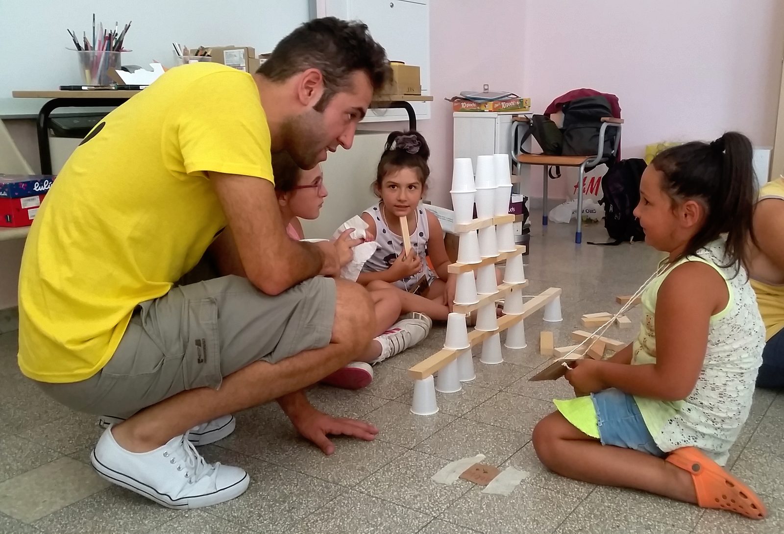 Colla Lab I — schizzi progettuali degli arredi
