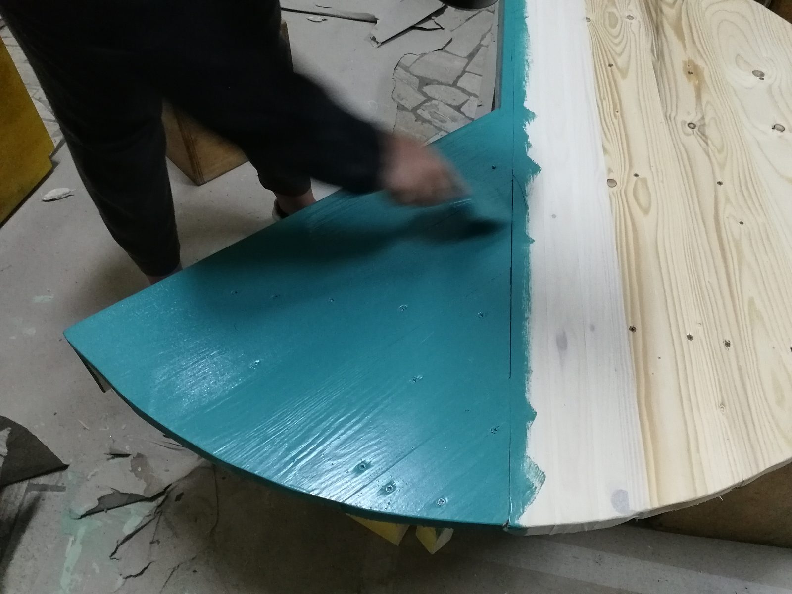 Cantiere TU-TTO — allestimento piazzetta